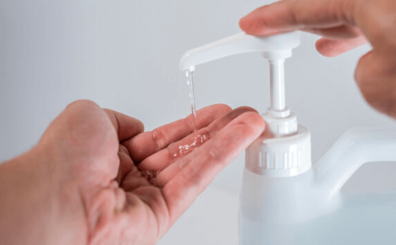hand sanitizer pumps